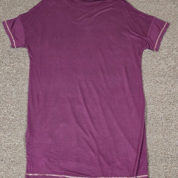 Harry Potter Heading Home to Hogwarts Nightie Night Dress Burgundy Sz Medium-NWT - Picture 6 of 8
